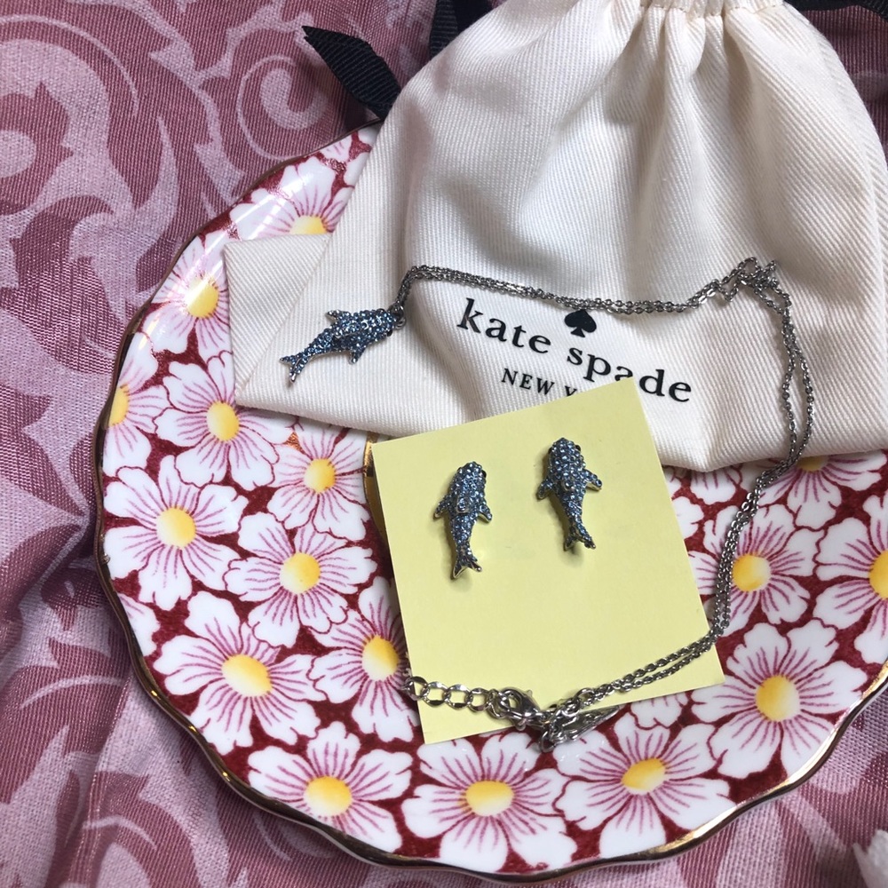 California Dreaming Pave Shark Stud Earrings